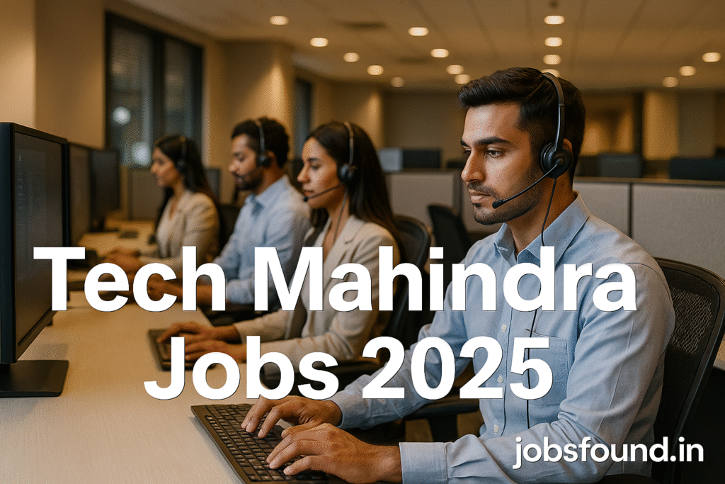 Tech Mahindra chat and voice process jobs call center employees working 2025