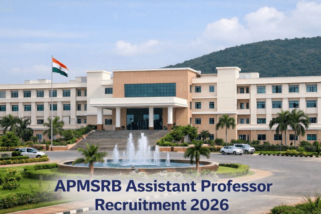 APMSRB Assistant Professor Recruitment 2026 govt medical college Andhra Pradesh