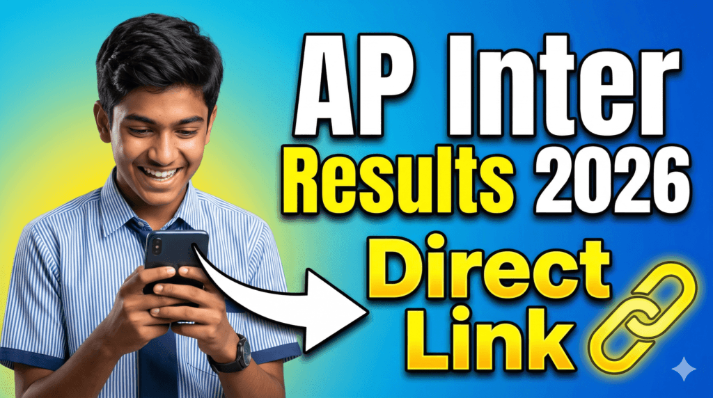 AP Inter Results 2026 Direct Link Check Online